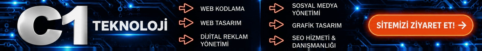 C1 Teknoloji dijital hizmetleri ve web sitesi